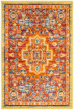 nourison allur alr04 red multicolor rug