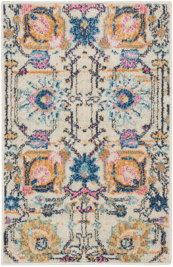 nourison passion psn01 ivory multi rug
