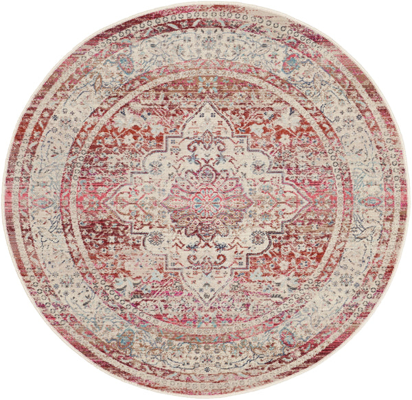 nourison vintage kashan vka07 red ivory rug