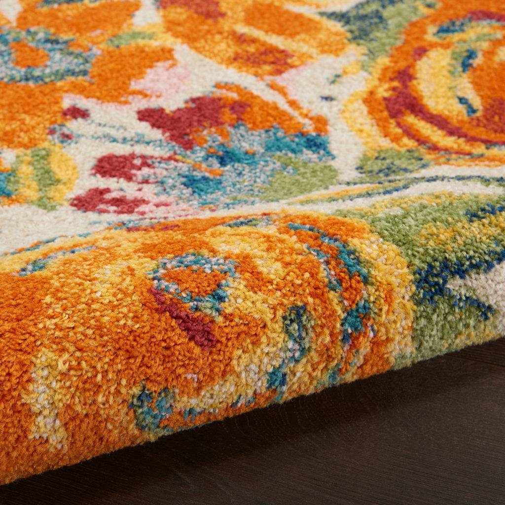 nourison allur alr07 ivory multicolor rug