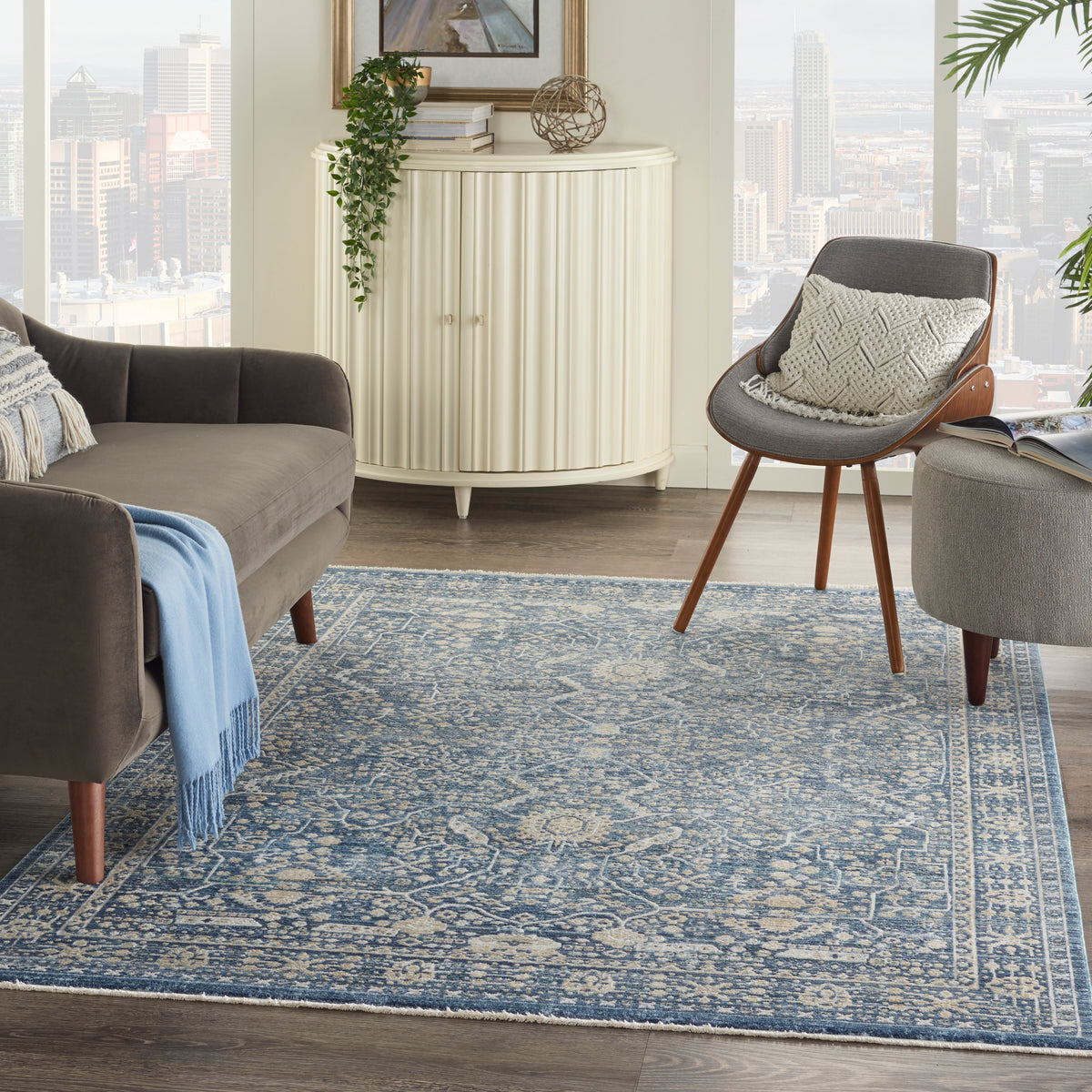 nourison lustrous weave luw03 blue rug