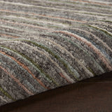 nourison plateau pae01 grey green rug