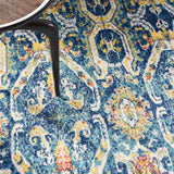nourison allur alr05 blue multicolor rug