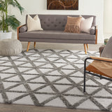 nourison highlands hnd01 grey rug