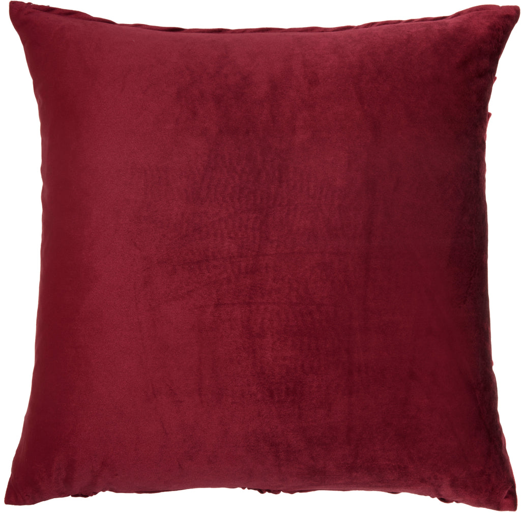 nourison life styles l0066 burgundy pillow