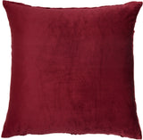 nourison life styles l0066 burgundy pillow