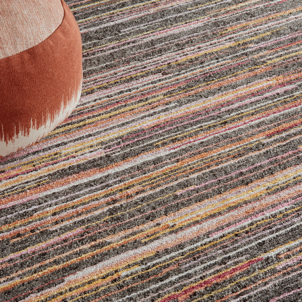 nourison plateau pae01 grey flame rug