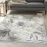 nourison seaside sds02 ivory grey rug