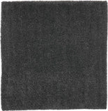 nourison malibu shag msg01 dark grey rug