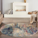 nourison celestial ces16 multicolor rug