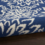 nourison jubilant jub06 navy ivory rug