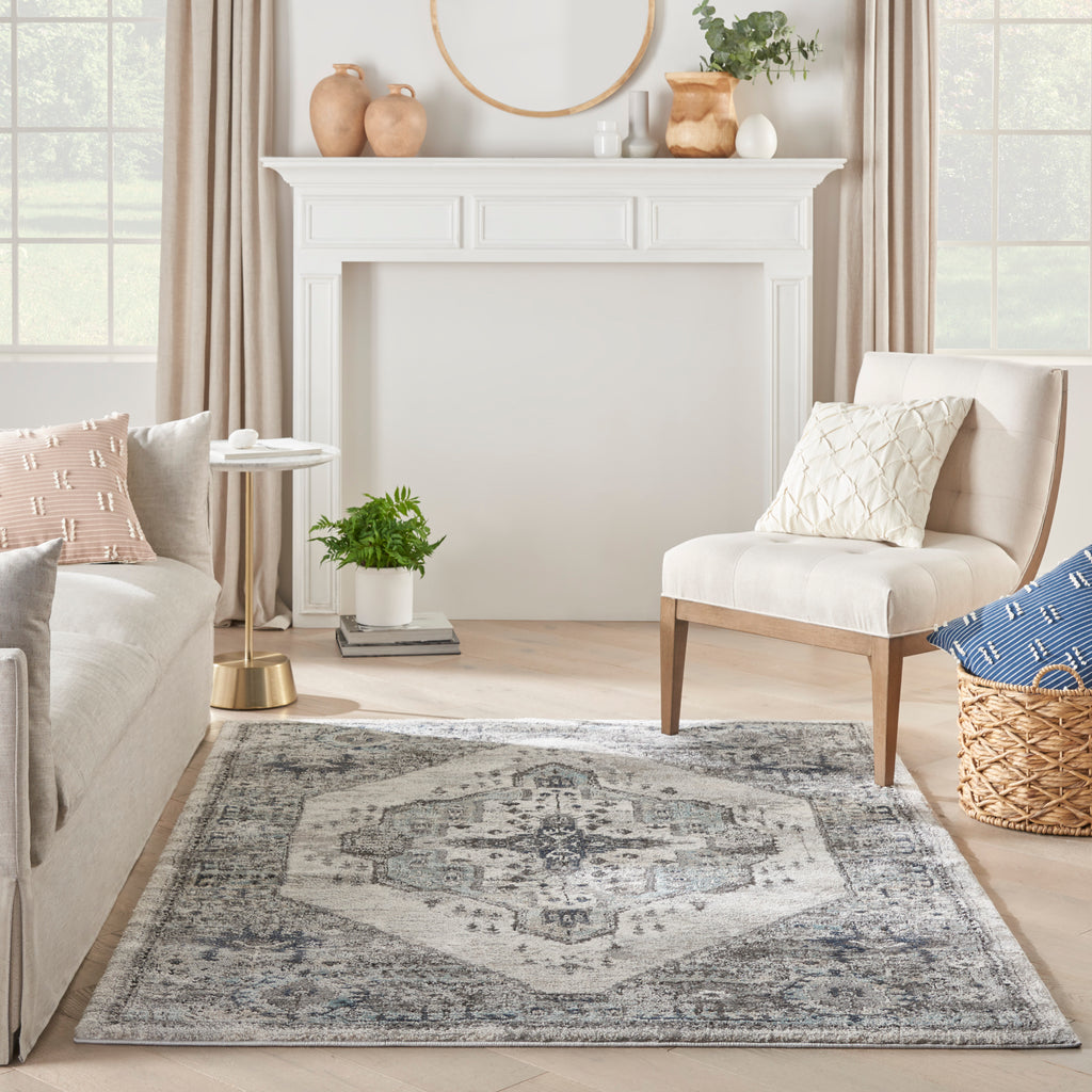 nourison american manor amr02 grey rug