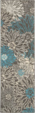 nourison passion psn17 charcoal blue rug
