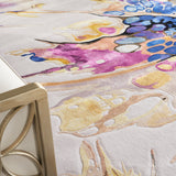 nourison prismatic prs20 grey lilac multi rug