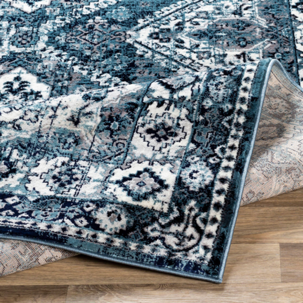 Surya Closeout Wanderlust WNL-2313 Aqua Rug