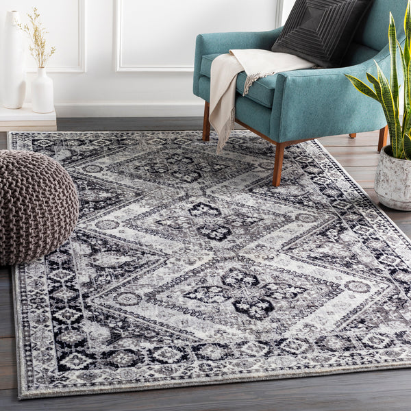 Surya Closeout Wanderlust WNL-2315 Charcoal Rug