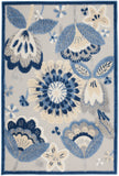 nourison aloha alh25 blue grey rug