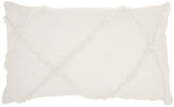 nourison life styles sh018 white pillow