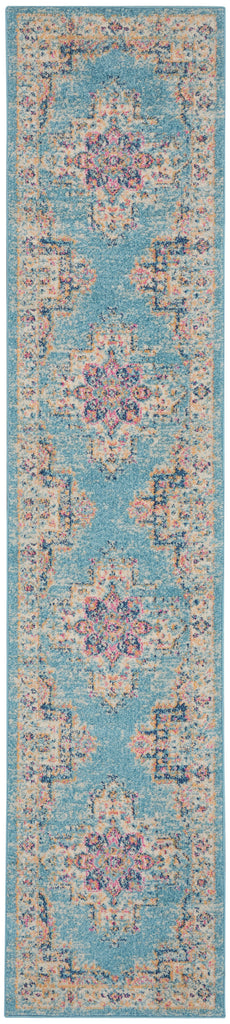nourison passion psn03 light blue rug
