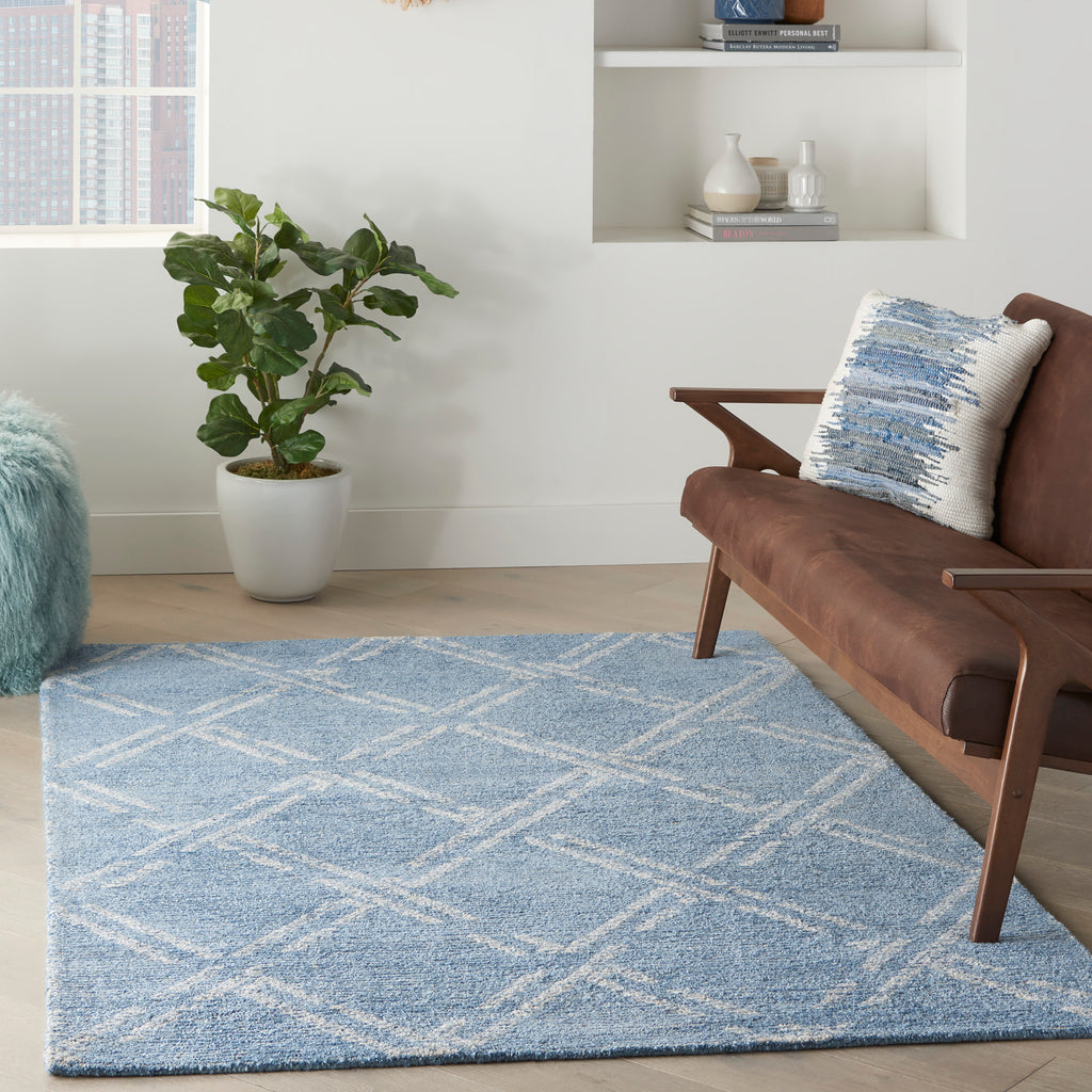 nourison venosa vsn01 blue ivory rug
