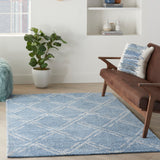nourison venosa vsn01 blue ivory rug