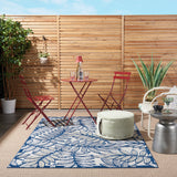 nourison aloha alh18 ivory navy rug