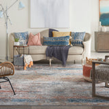 nourison rustic textures rus11 multicolor rug