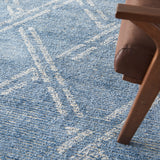 nourison venosa vsn01 blue ivory rug