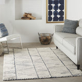 Nourison Colorado CLR01 White Blue Rug