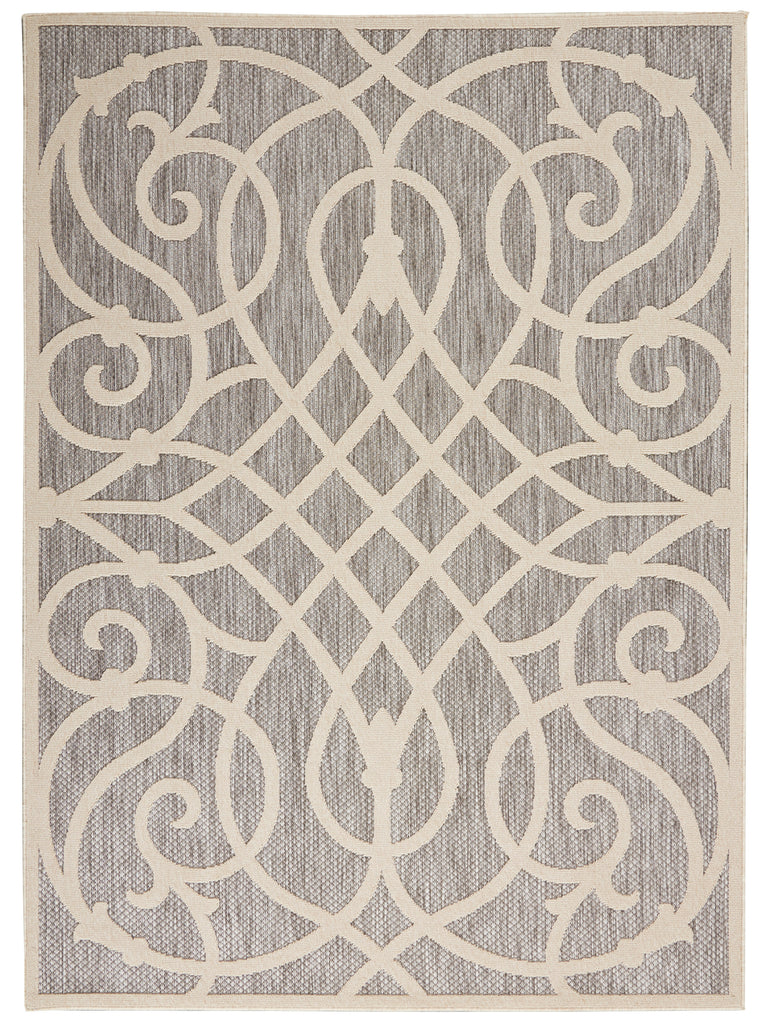 nourison cozumel czm04 grey rug