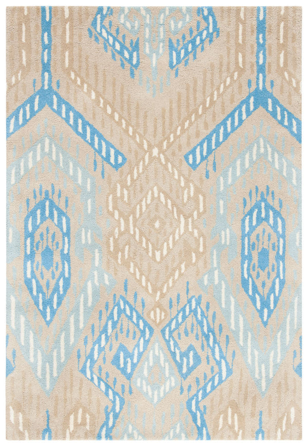 safavieh clearance wyndham wyd373b beige blue rug