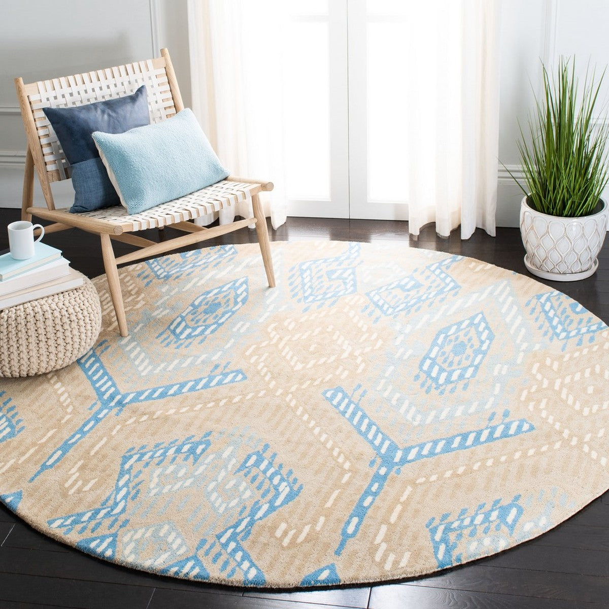 safavieh clearance wyndham wyd373b beige blue rug