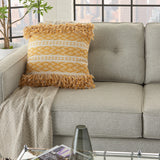 nourison life styles dl825 mustard pillow