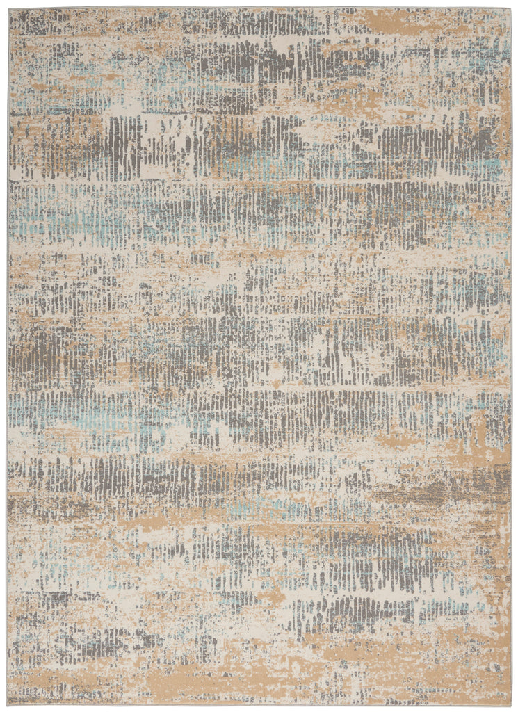 nourison ma90 uptown upt03 beige aqua rug