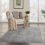 nourison lustrous weave luw04 blue grey rug