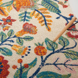 nourison allur alr09 ivory multicolor rug