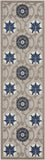 nourison aloha alh19 grey blue rug