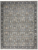 nourison silken allure stn10 grey navy rug