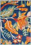 nourison allur alr09 navy multicolor rug