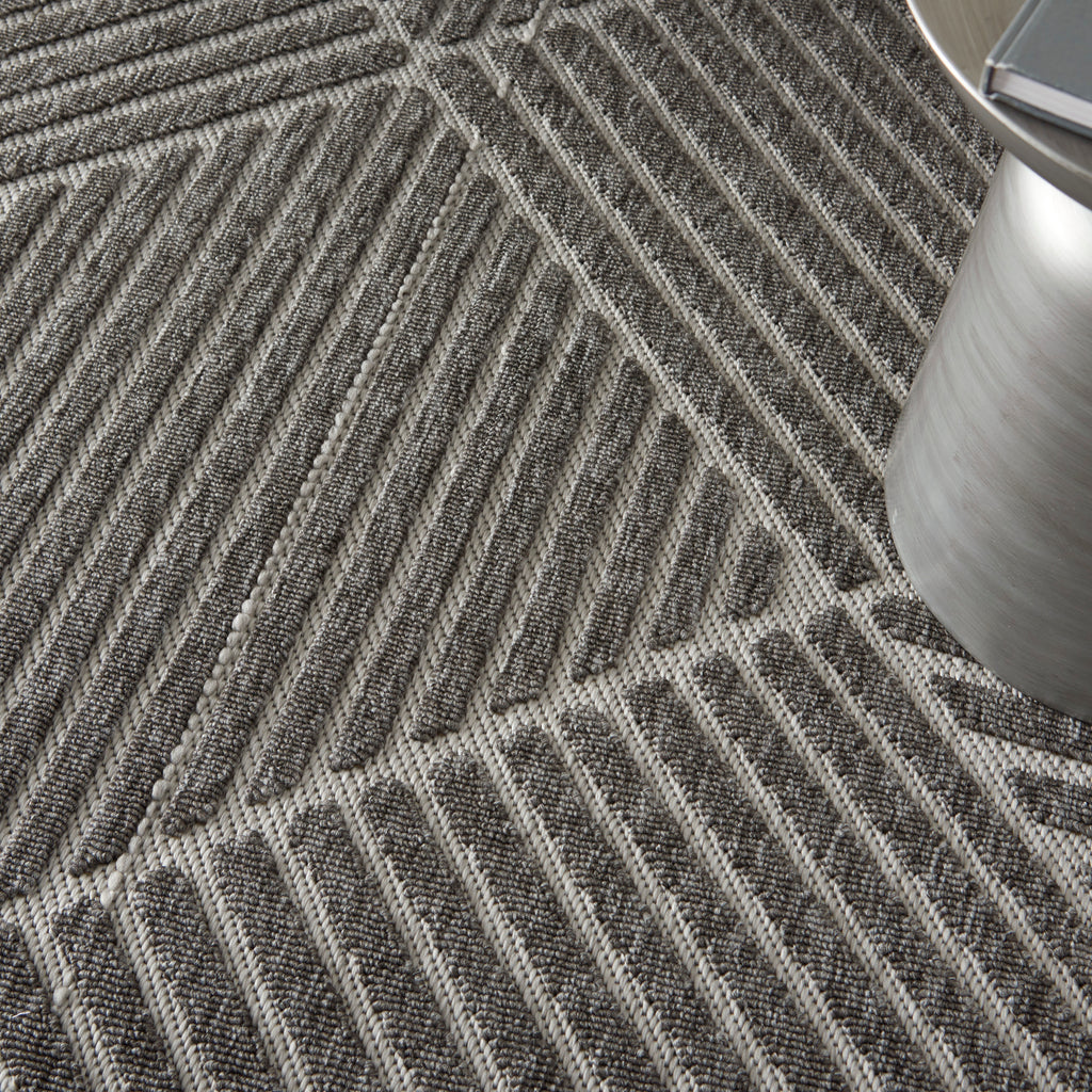 nourison cozumel czm05 dark grey rug