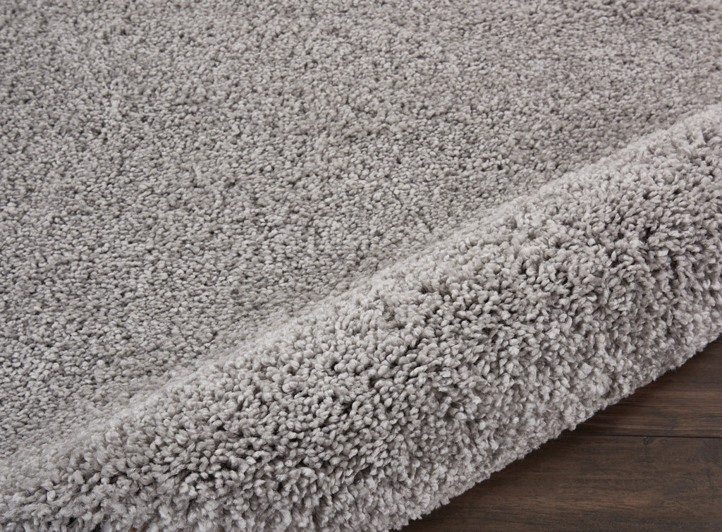 nourison malibu shag msg01 silver grey rug