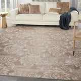 nourison elation etn03 ivory mocha rug