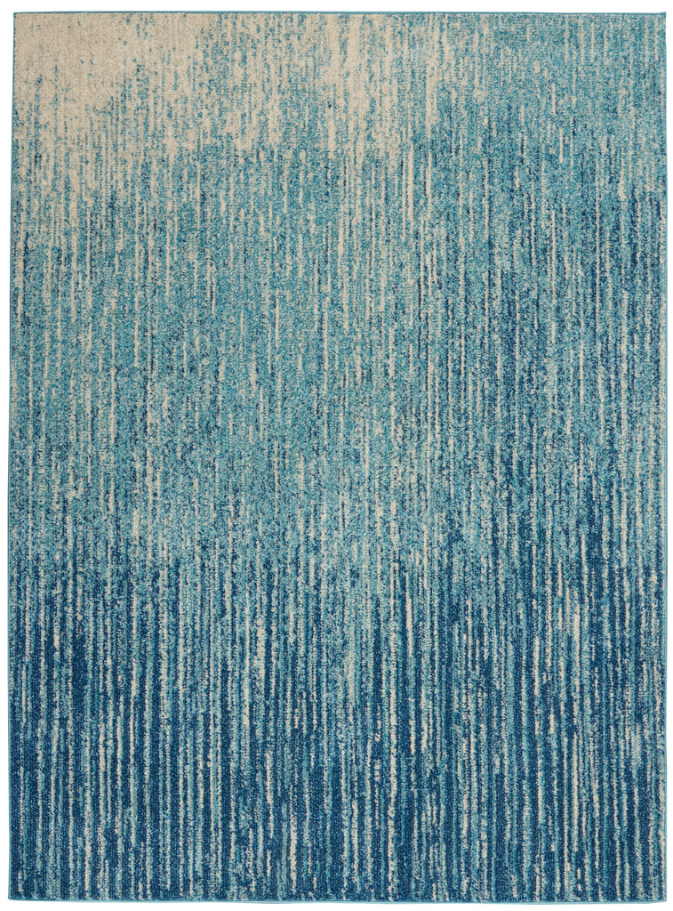 nourison passion psn09 navy light blue rug