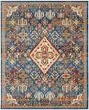 nourison karisma kar02 blue ivory rug