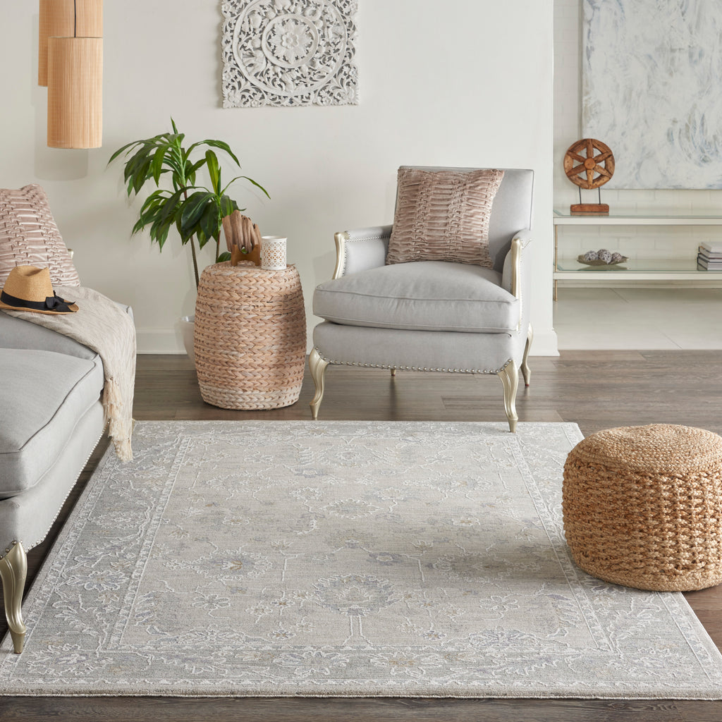 nourison infinite ift03 lt grey rug