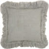 nourison sofia ge901 grey pillow