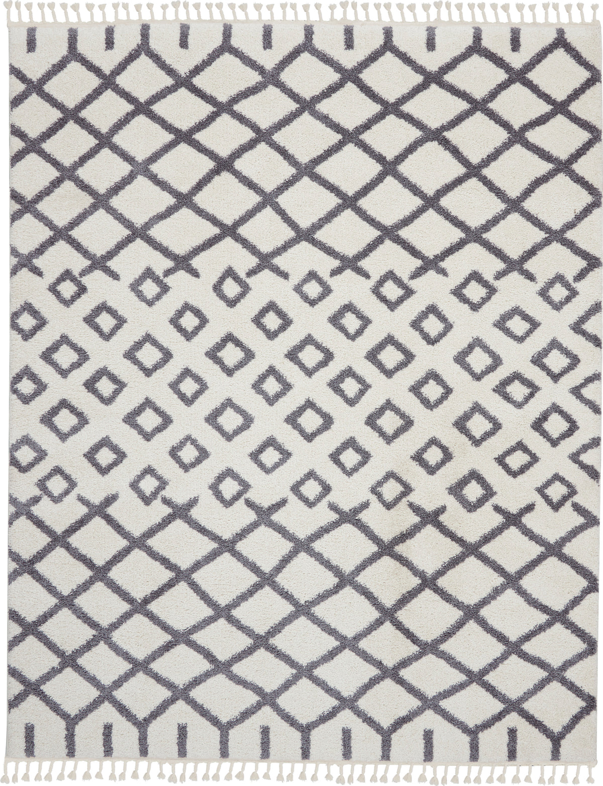 nourison moroccan shag mrs01 white rug