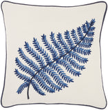nourison royal palm ns250 indigo pillow