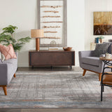 nourison rustic textures rus12 grey multi rug