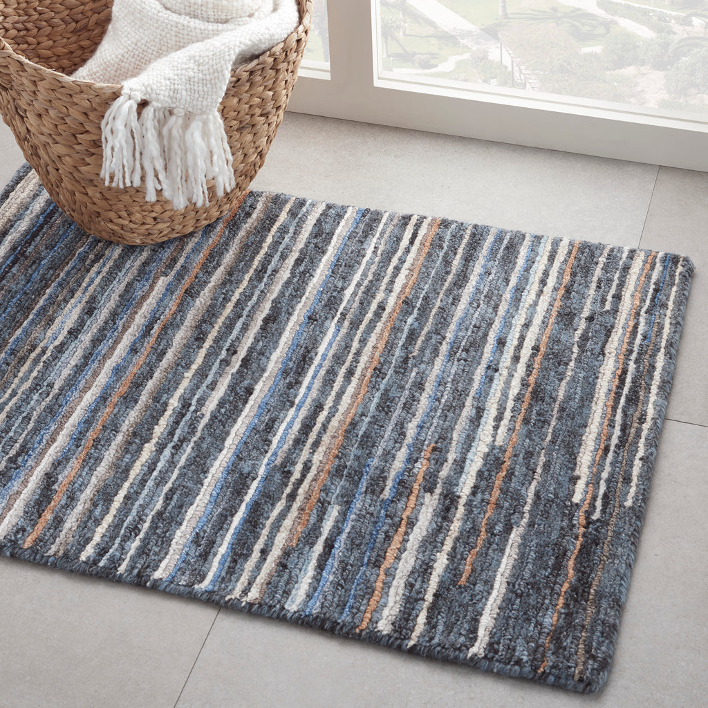 nourison plateau pae01 blue rug